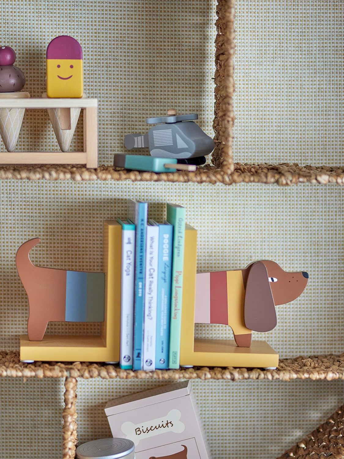 Bloomingville Mini - Charlie Bookend - Yellow