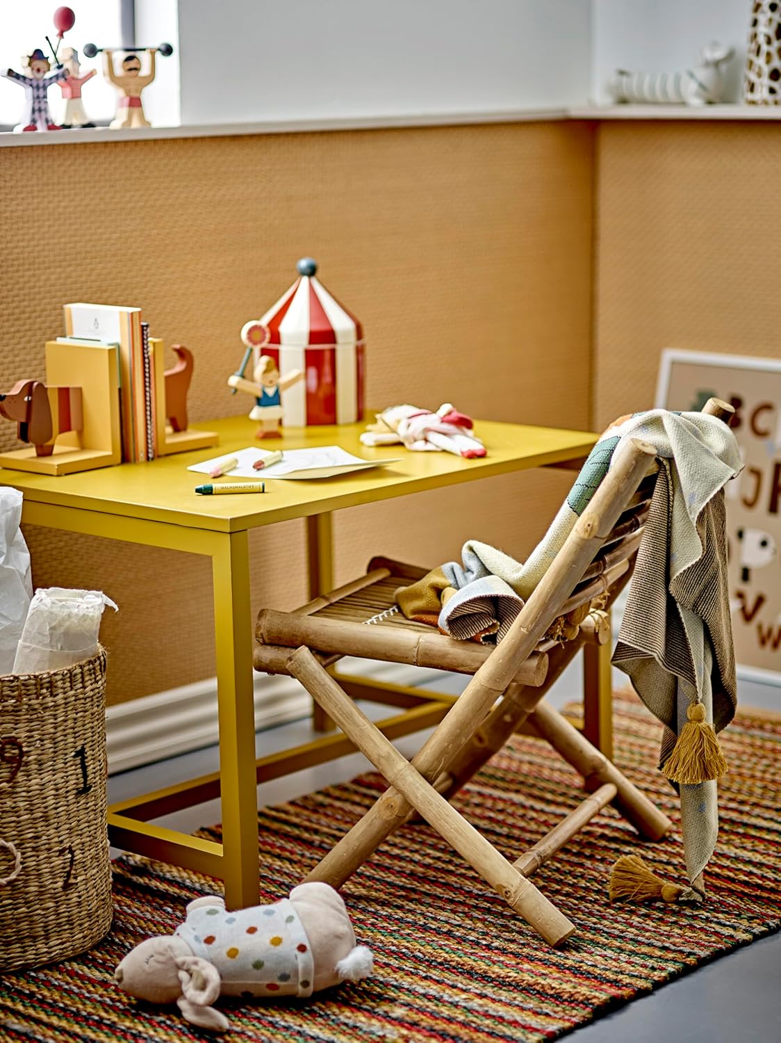 Bloomingville Mini - Charlie Bookend - Yellow