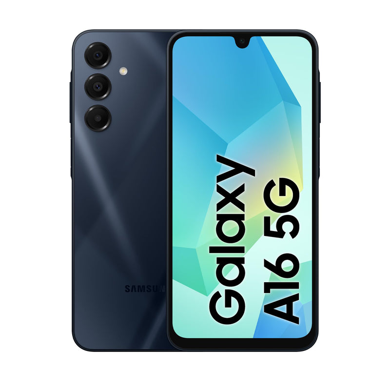 Samsung Galaxy A16 128/4GB Ram, Dual Sim, Unlocked to all Carrier, including with FREE official 25W UK Adapter (EP-T2510) Retail Pack and Clear Case, (Blue Black, 4G)