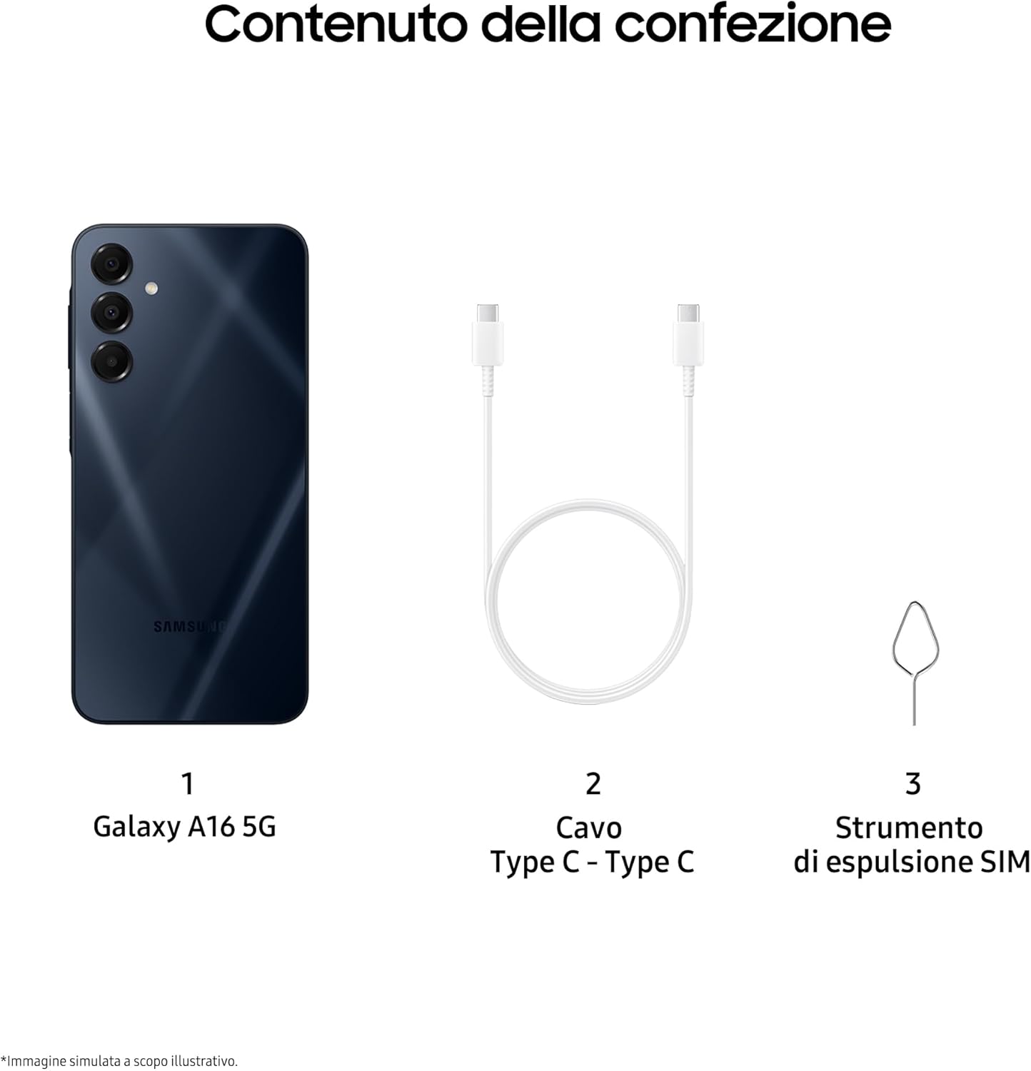 Samsung Galaxy A16 128/4GB Ram, Dual Sim, Unlocked to all Carrier, including with FREE official 25W UK Adapter (EP-T2510) Retail Pack and Clear Case, (Blue Black, 4G)