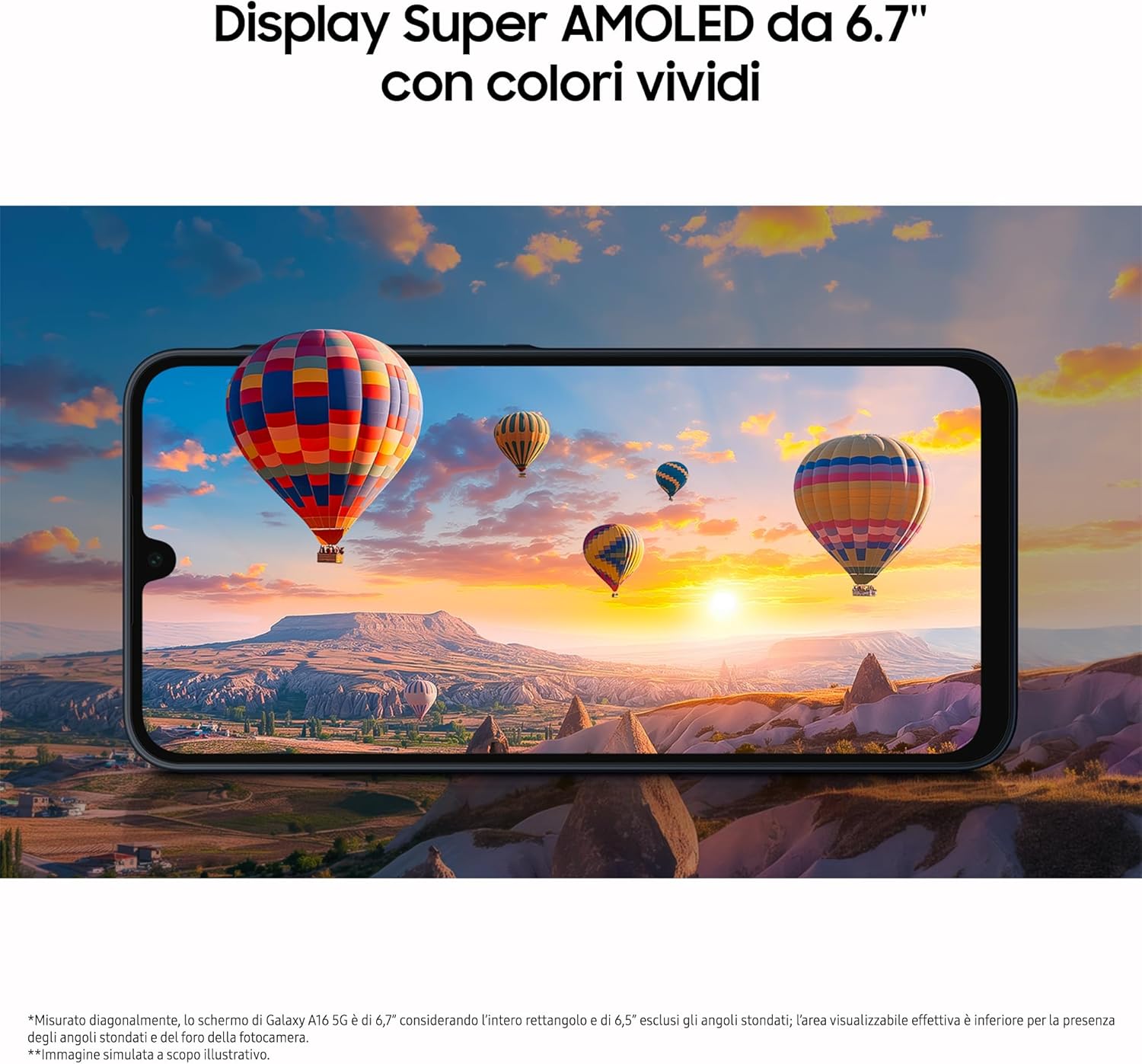 Samsung Galaxy A16 128/4GB Ram, Dual Sim, Unlocked to all Carrier, including with FREE official 25W UK Adapter (EP-T2510) Retail Pack and Clear Case, (Blue Black, 4G)