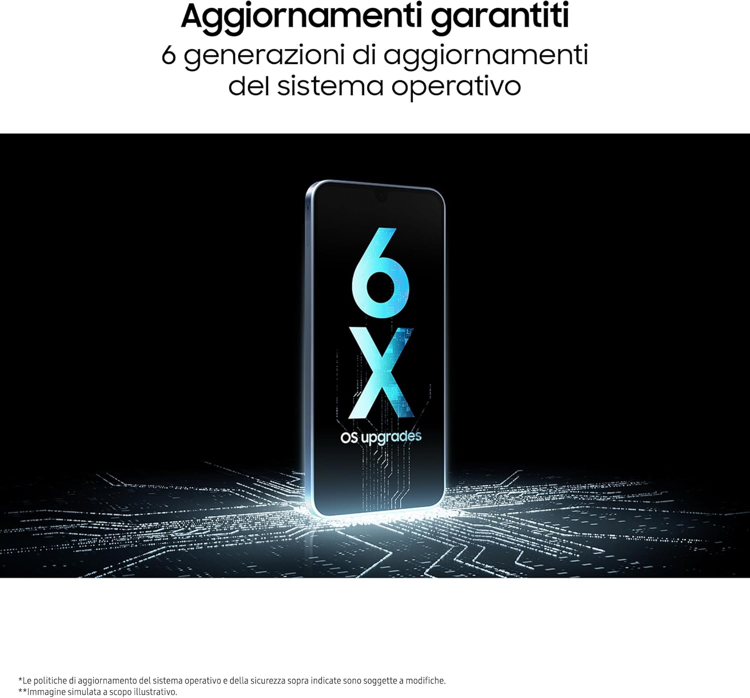 Samsung Galaxy A16 5G, Smartphone Android 14, Display Super AMOLED 6.7" FHD+, 4GB RAM, 128GB, Batteria 5.000 mAh, Resistenza IP54, memoria espandibile fino a 1.5TB, Light Green