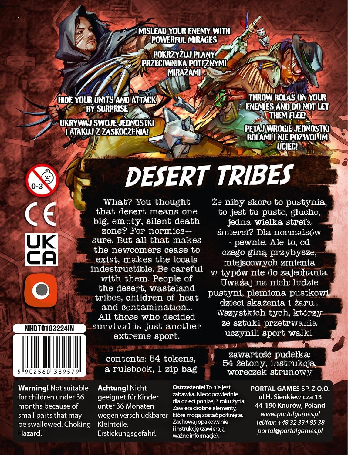 Wydawnictwo Portal POP00424 Neuroshima Hex: Desert Tribes 3.0