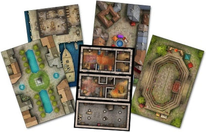 Kobold Press Tales of The Valiant Game Master's Map Folio