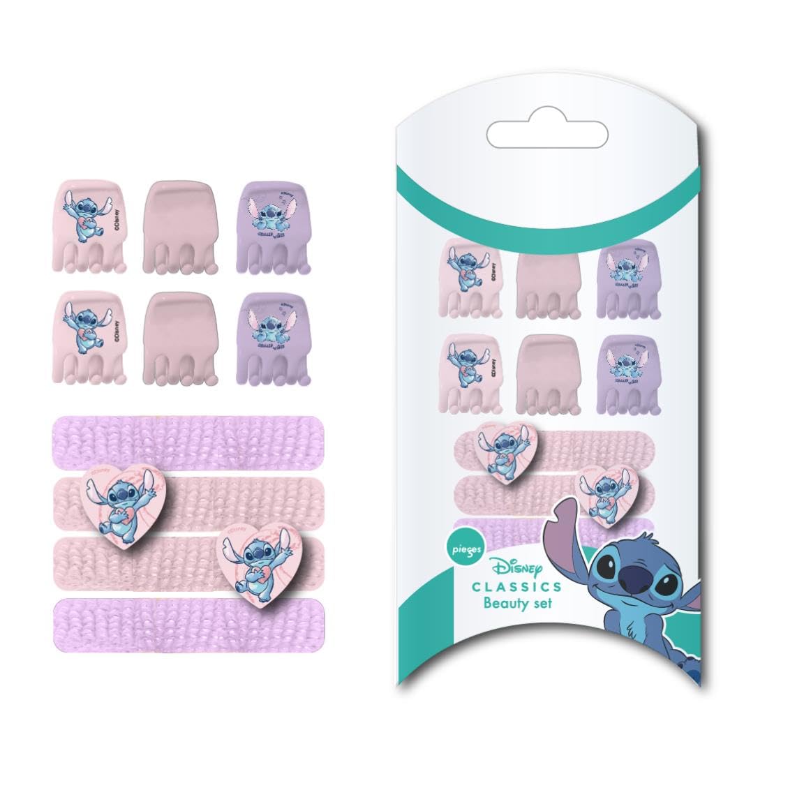 Stitch - Hair Accessories Box Pink