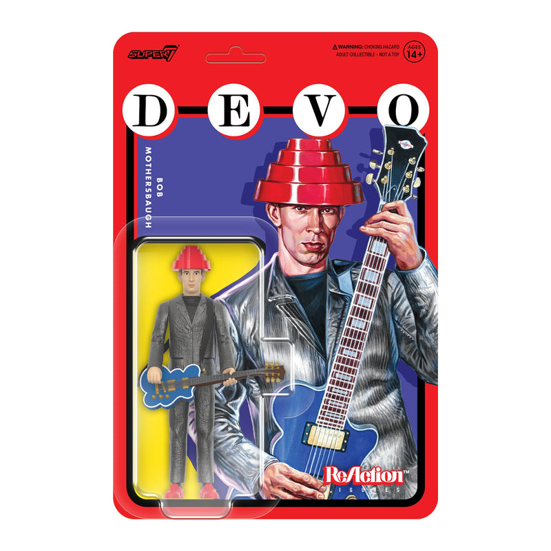 Super7 Devo Reaction Figures Wave 04 - Bob Mothersbaugh (The Girl U Want) Action Figure