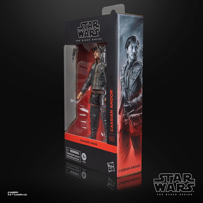 Star Wars The Black Series, Cassian Andor, Andor, Figura Coleccionable de 15 cm