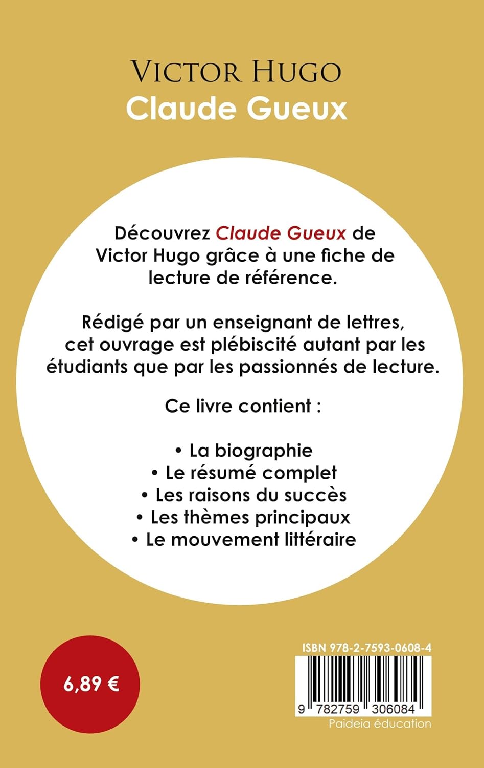 Fiche de lecture Claude Gueux (Étude intégrale)