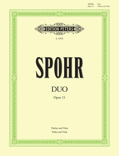 Duo In E Minor Op 13