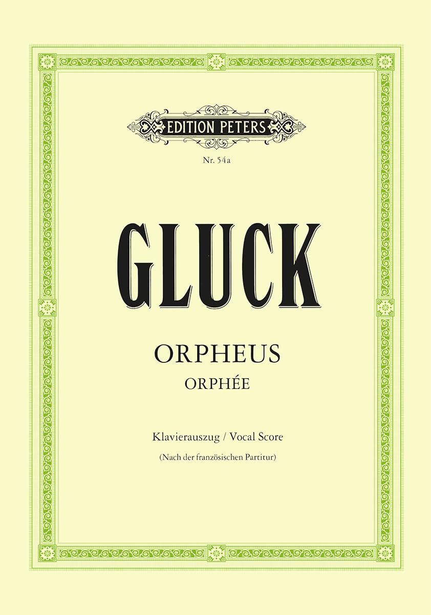 Gluck: Orpheus (Mixed Voice Choir and Piano) (EP54A)
