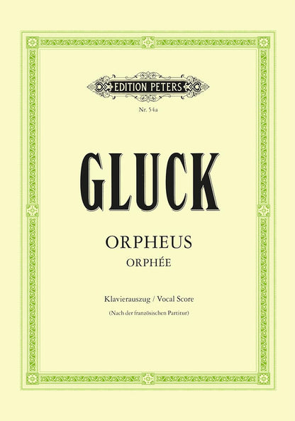 Gluck: Orpheus (Mixed Voice Choir and Piano) (EP54A)