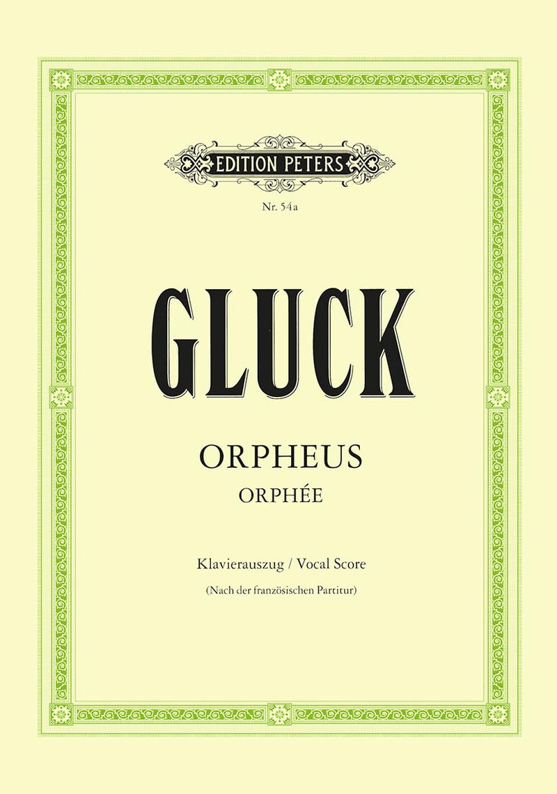 Gluck: Orpheus (Mixed Voice Choir and Piano) (EP54A)