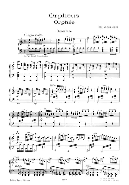 Gluck: Orpheus (Mixed Voice Choir and Piano) (EP54A)