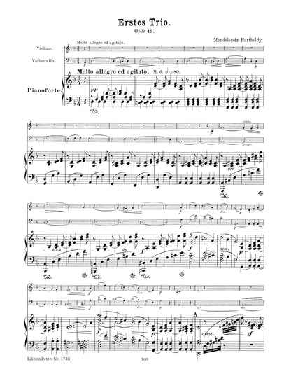 Mendelssohn: Piano Trios in D minor Op.49; C minor Op.66 (EP1740)