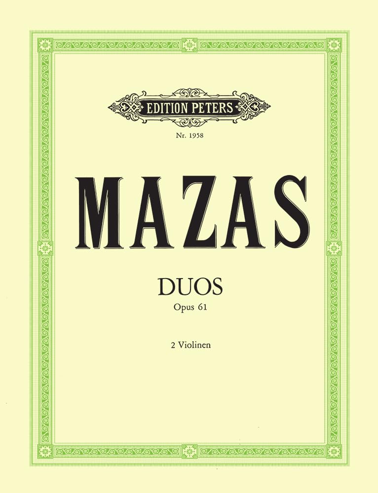 Mazas: Easy Duos Op.61 (Violin Duet) (EP1958)