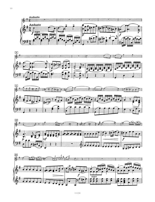 Mozart: Concerto No. 2 in D K211 (Violin and Piano) (EP2193F)