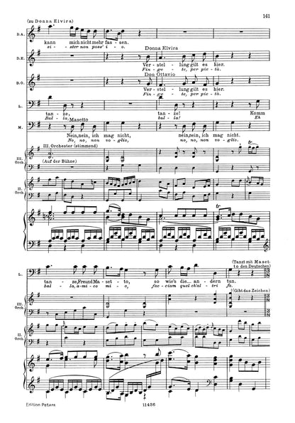 Mozart: Don Giovanni (Vocal Score) (EP4473): Dramma giocoso in zwei Akten / Klavierauszug (partiefähig!)
