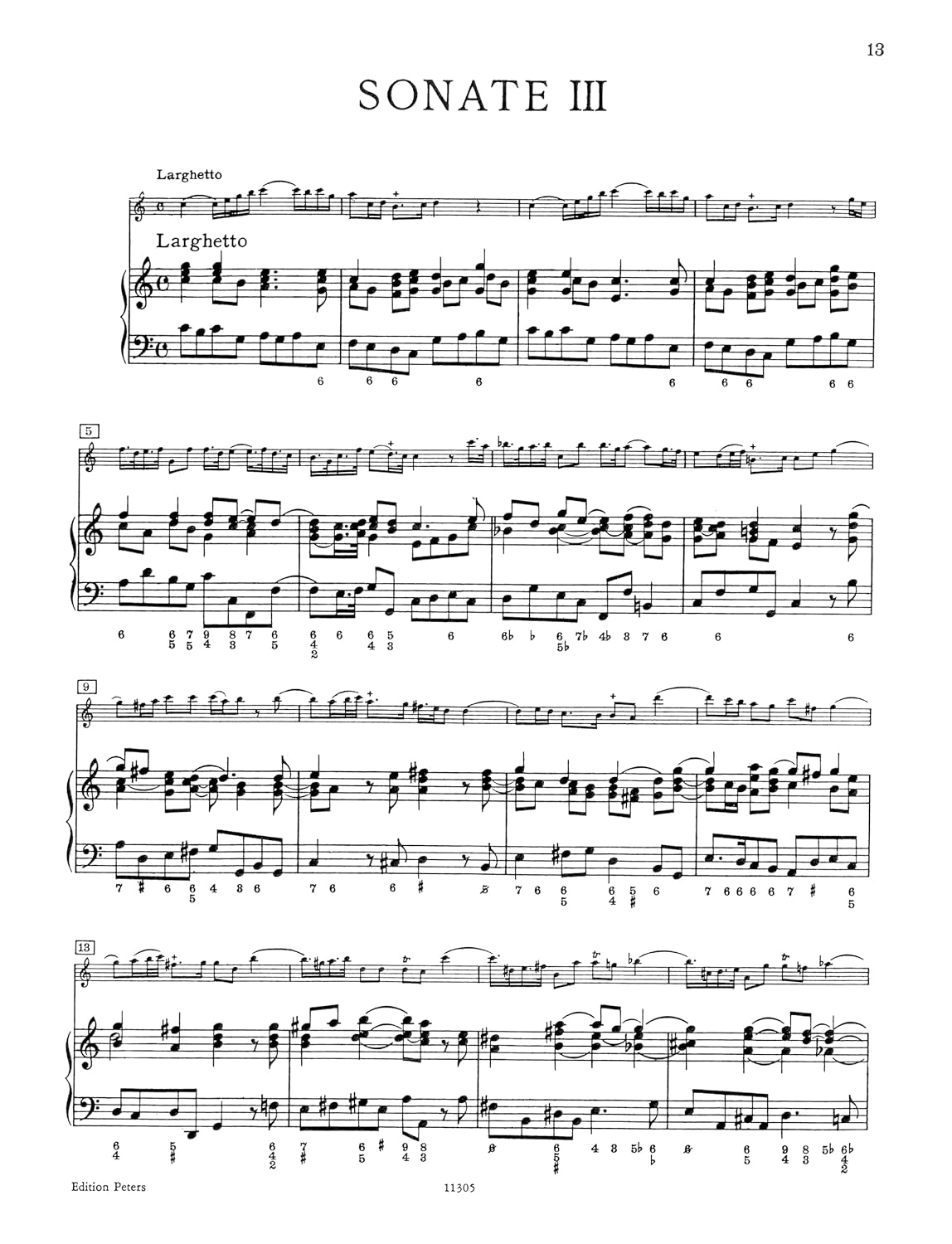 Handel: 4 Sonatas (Recorder (or Violin) and Basso Continuo) (EP4552)