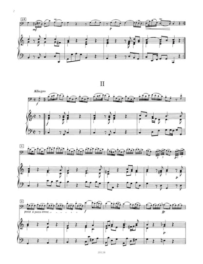 Fasch: Sonata C Major(Harpsichord or Piano and Viola da Gamba or Cello) (EP5893)