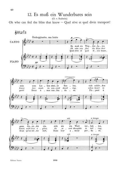 Liszt: 20 Selected Songs (High Voice and Piano) (EP8590A)