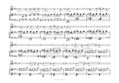 Debussy: Early Songs (1876-85) by various poets (Voice and Piano) (EP9244)