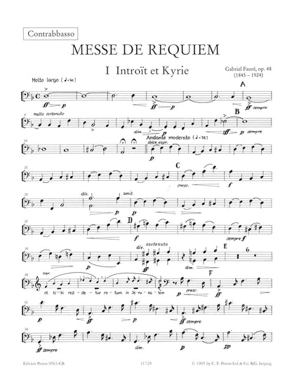 Requiem Op 48 Double Base Part