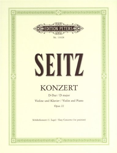 CONCERTO IN D MAJOR OP.22 VIOLON