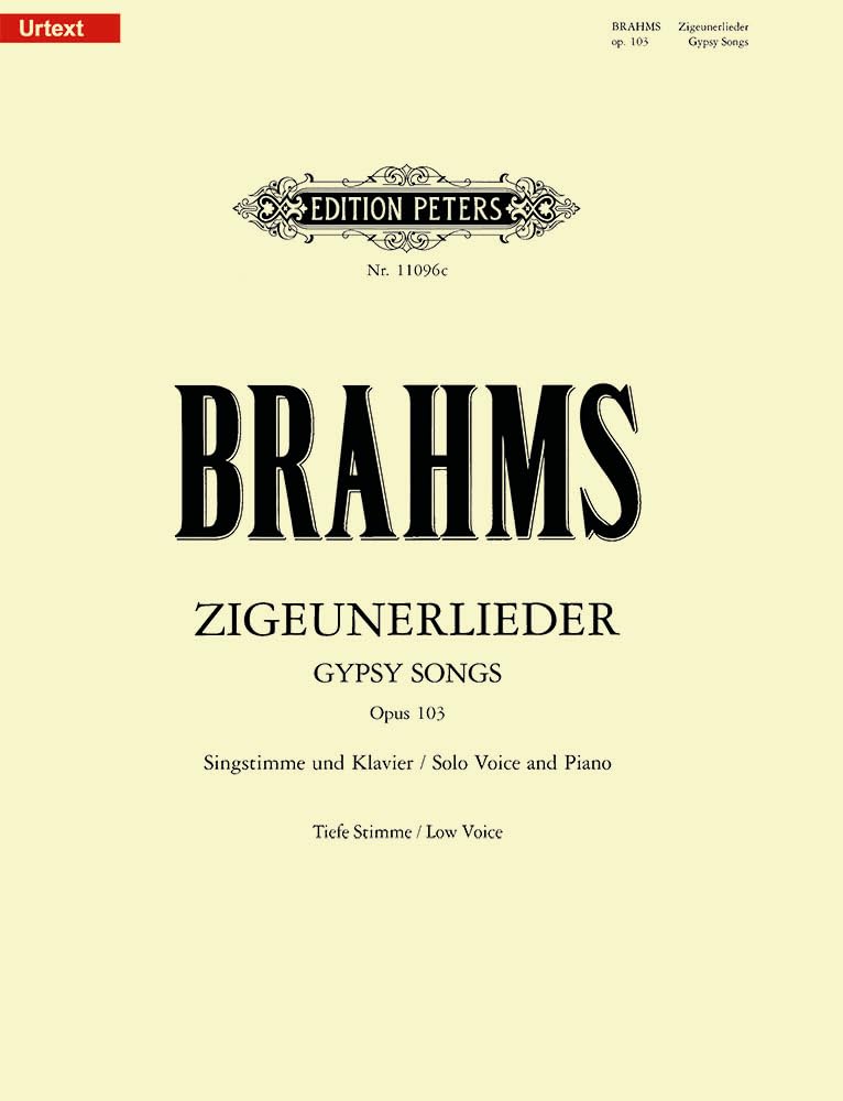 Brahms: 8 Gypsy Songs Op. 103 (EP11096C) (Edition Peters)