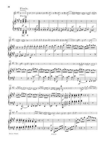 Beethoven: Sonata in A Op.47 'Kreutzer' (Violin and Piano) (EP3031I)
