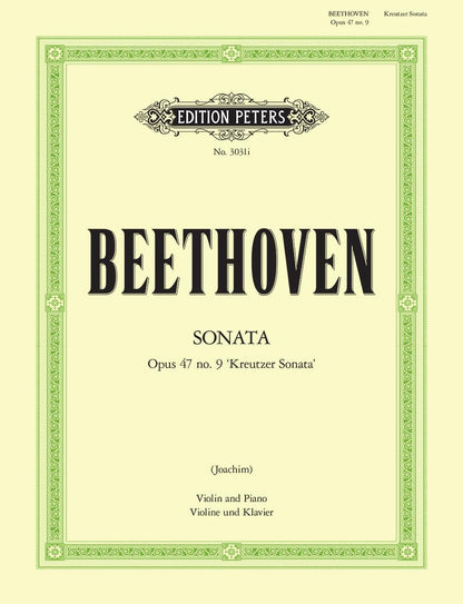 Beethoven: Sonata in A Op.47 'Kreutzer' (Violin and Piano) (EP3031I)