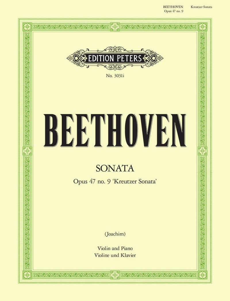 Beethoven: Sonata in A Op.47 'Kreutzer' (Violin and Piano) (EP3031I)