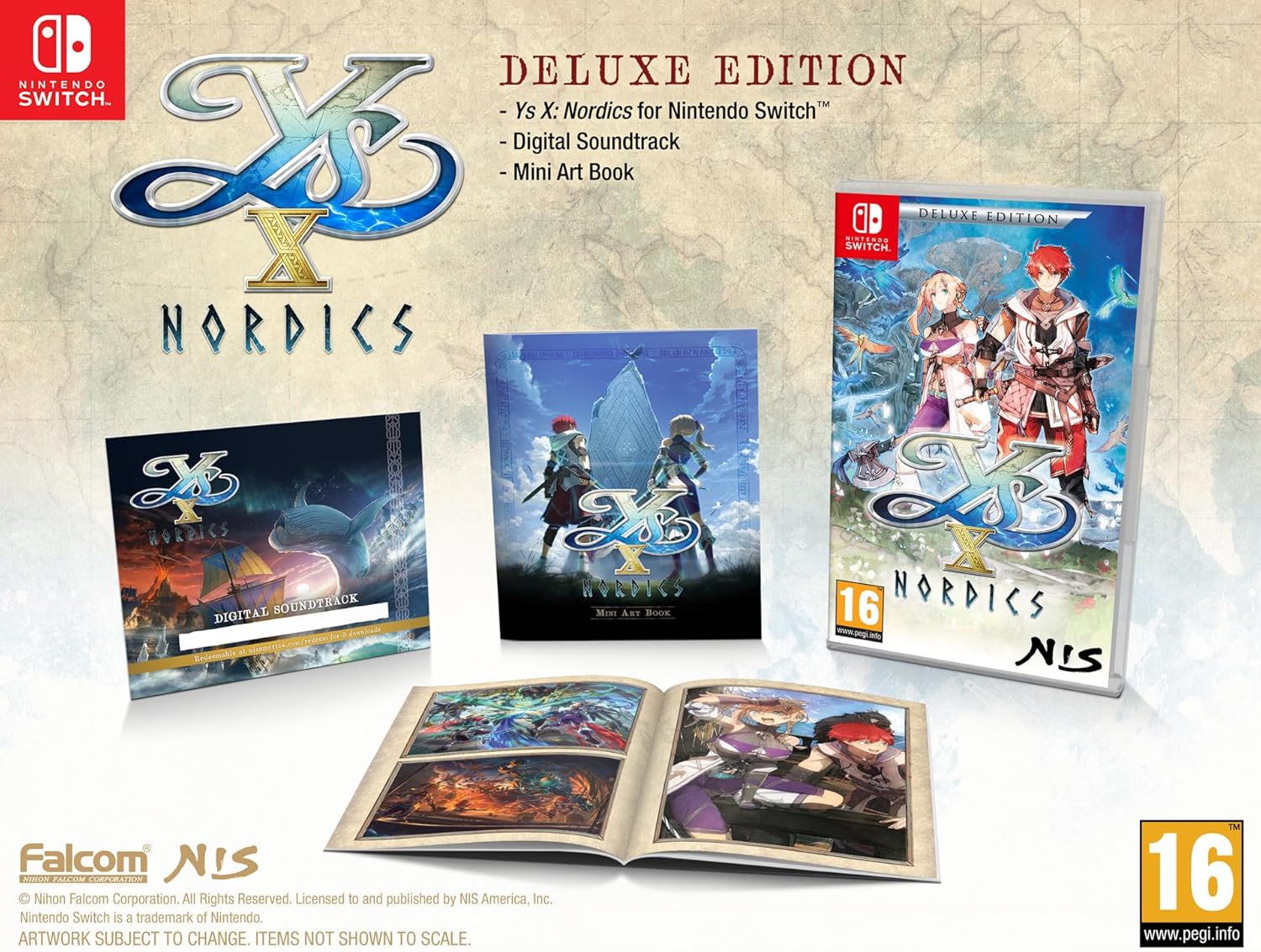 Ys X: Nordics – Deluxe Edition (Nintendo Switch