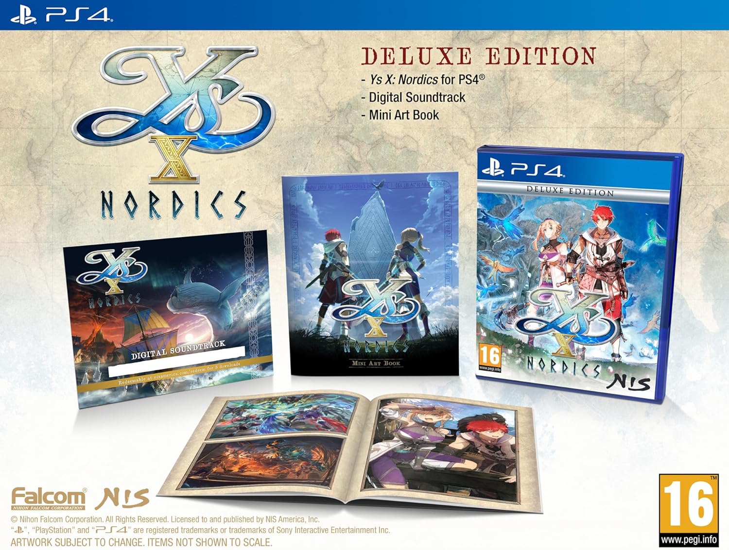 Ys X: Nordics – Deluxe Edition (PS4