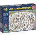 Jumbo Jan Van Haasteren Riding the Skate Bowl - 1000-Piece Adults Comic Puzzle - Large Jigsaw Puzzle for Adults – 100 Percent Recycled Cardboard 1000-Piece Jigsaw - Dimensions 68 x 49 cm