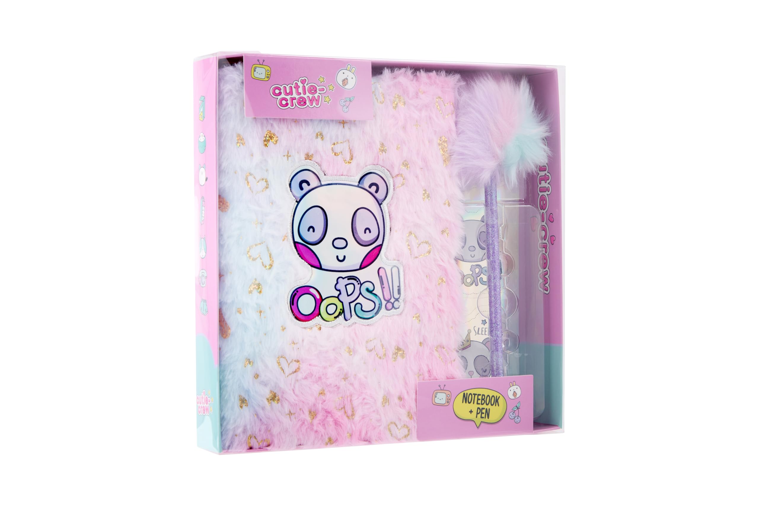 Canenco - Cutie Crew Notitieboek met Pompom Pen