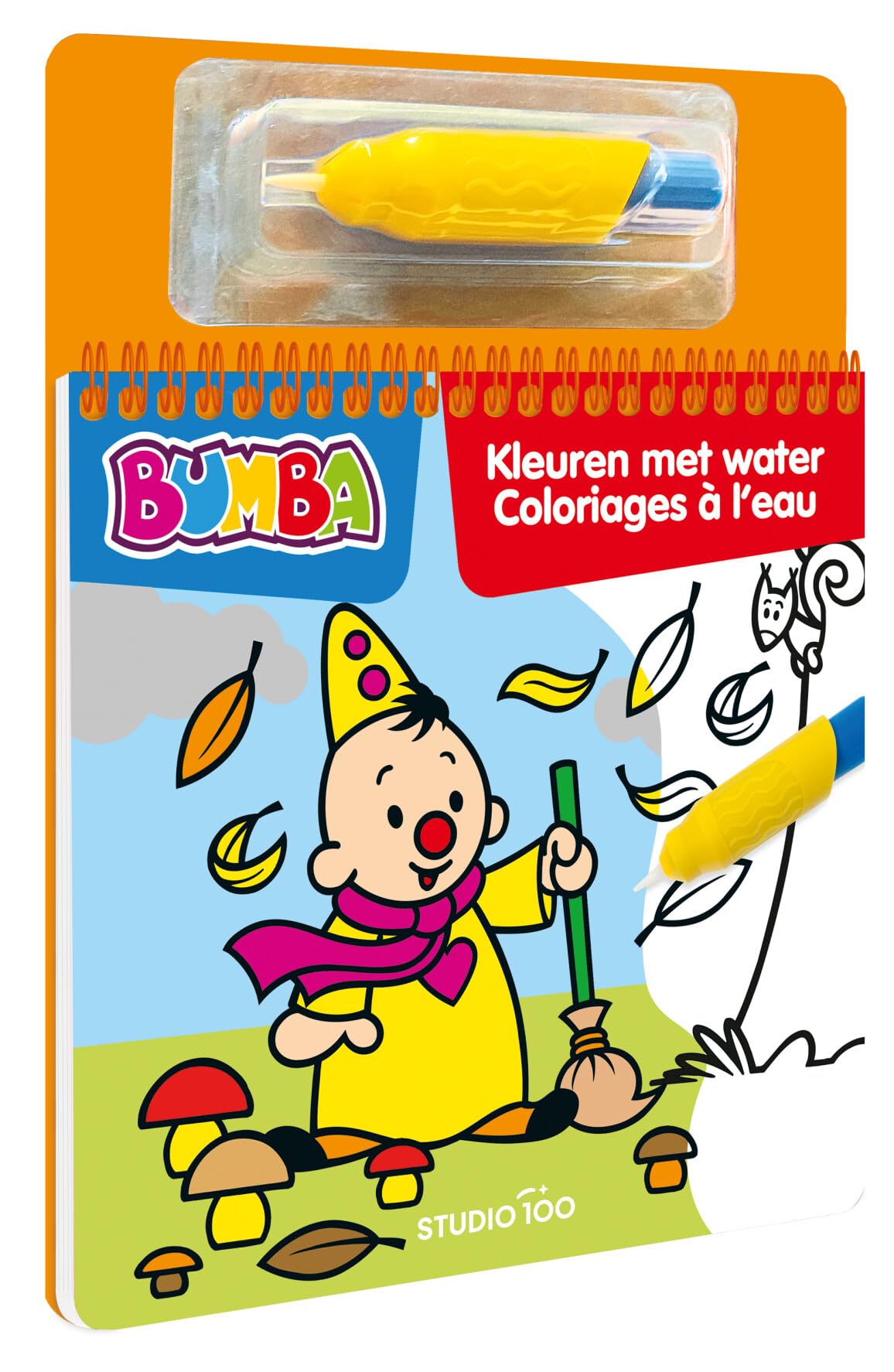 Studio 100 - Bumba Kleurboek Kleuren met water - Herfst