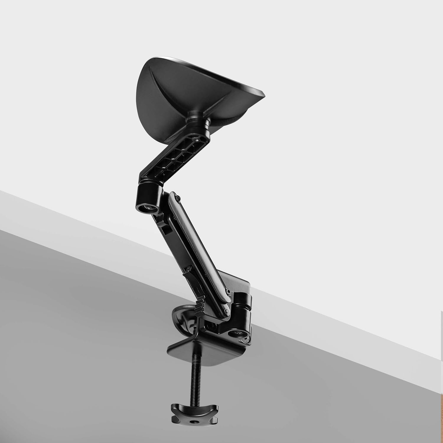 StarTech.com Repose Bras Articulé Ergonomique pour Bureau, Support Réglable, Rotation à 360 Degrés, Installation par Serrage