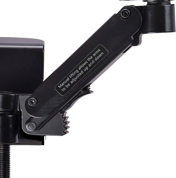 StarTech.com Adjustable Arm Rest for Office Desk, Ergonomic Arm/Elbow Support, 360-Degree Rotation, Clamp-On/No Drill Install