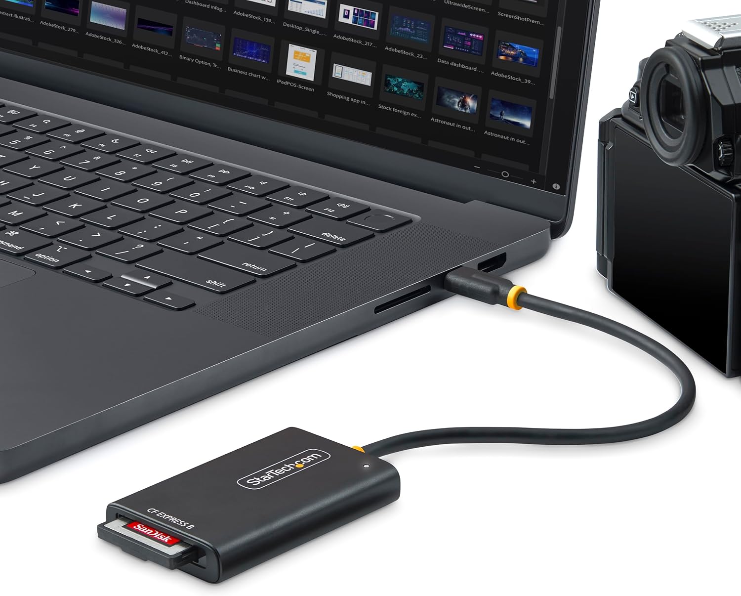 StarTech.com Lecteur de Cartes USB-C CFexpress Type B, USB 10Gbps, Lecteur de Cartes Mémoire, USB Type-C vers CF Express 2.0