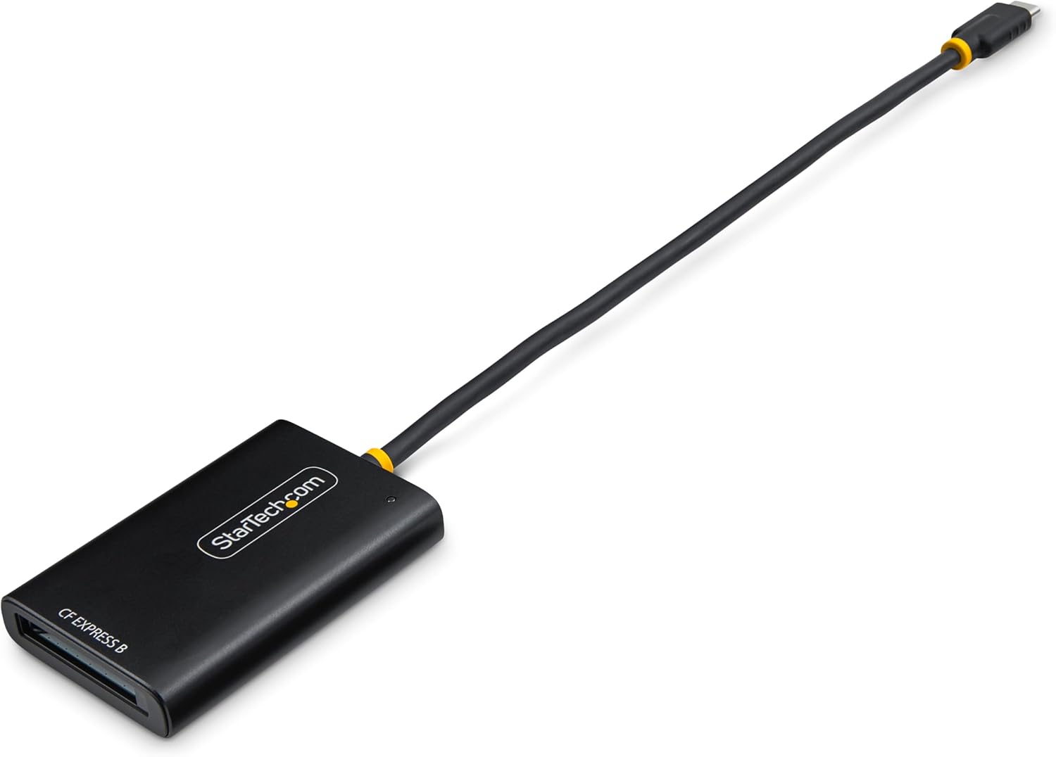 StarTech.com Lecteur de Cartes USB-C CFexpress Type B, USB 10Gbps, Lecteur de Cartes Mémoire, USB Type-C vers CF Express 2.0