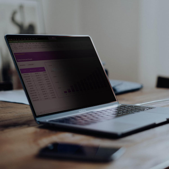 StarTech.com 13.3-inch 16:10 Touch Privacy Screen, Laptop Security Shield, Anti-Glare Blue Light Filter, Flip-Up