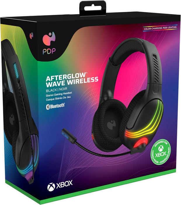 PDP Xbox Afterglow Wave senza fili cuffie – nero