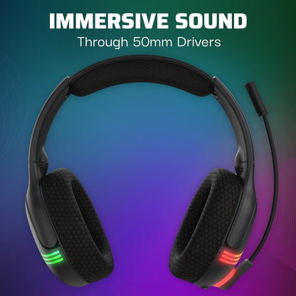 PDP Xbox Afterglow Wave senza fili cuffie – nero