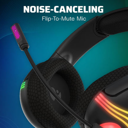 PDP Xbox Afterglow Wave senza fili cuffie – nero