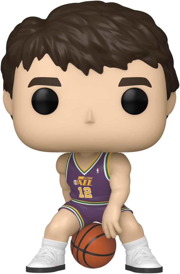 Funko Pop! NBA: Jazz - Rookie Season - John Stockton - NBA Legends - Collectable Vinyl Figure - Official Merchandise - Toys for Kids & Adults - Sports Fans - Model Figure for Collectors and Display