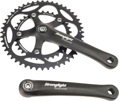 Stronglight Unisex – Erwachsene Impact Compact Kettenradgarnitur, Schwarz, Einheitsgröße