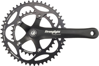 Stronglight Unisex – Erwachsene Impact Compact Kettenradgarnitur, Schwarz, Einheitsgröße
