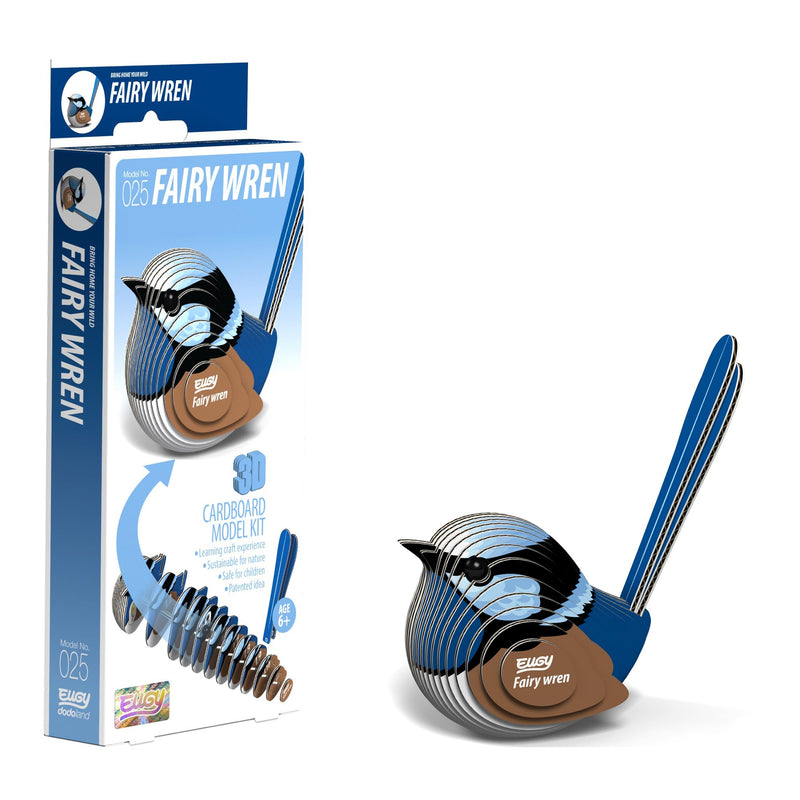 EUGY D5083 Fairy Wren 3D Model Craft Kit