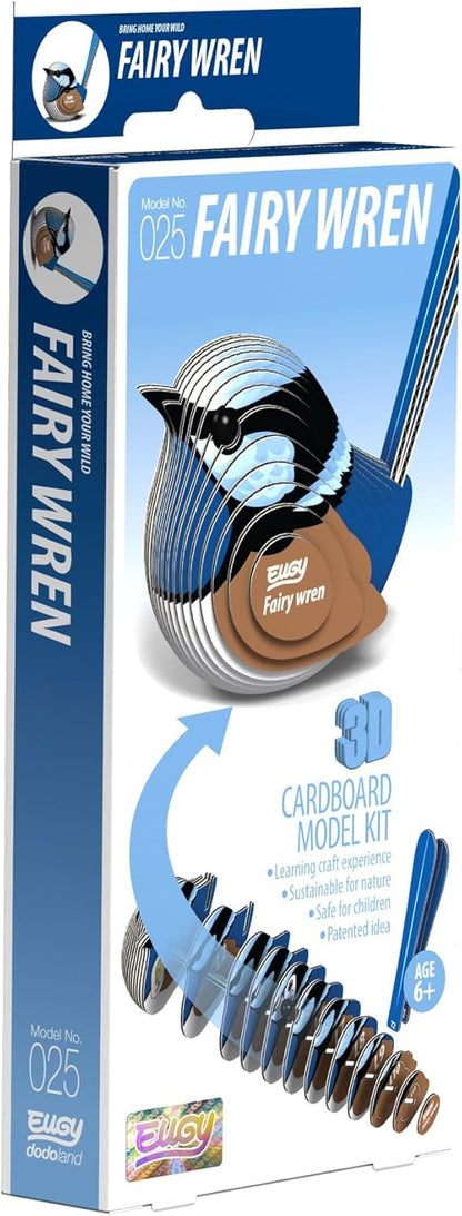 EUGY D5083 Fairy Wren 3D Model Craft Kit