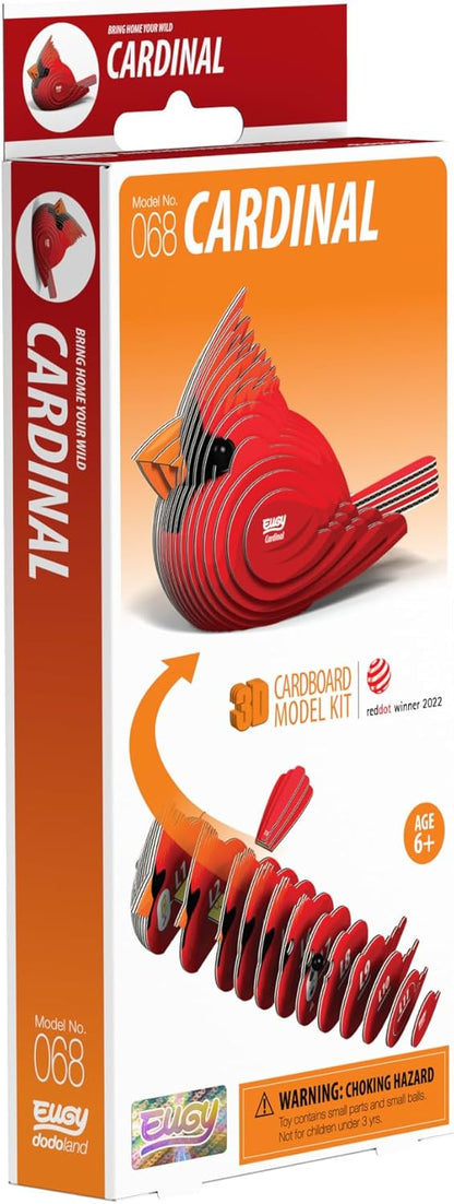 EUGY D5084 Cardinal 3D Model Craft Kit